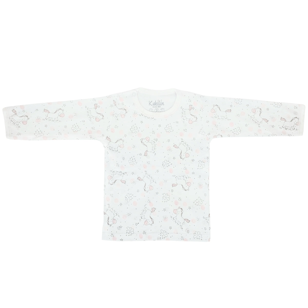Pijama Bebe Niña - Algodon - Cielo con Caballo