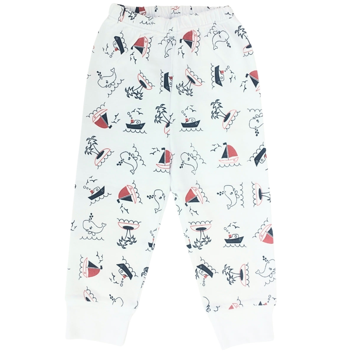 Pijama Bebe Niño - Algodon - Ballena y la Isla