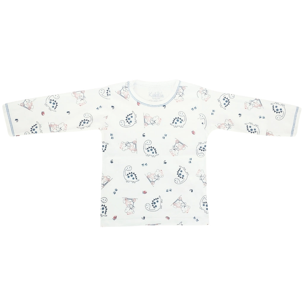 Pijama Bebe Niño - Algodon - Osito & Dino
