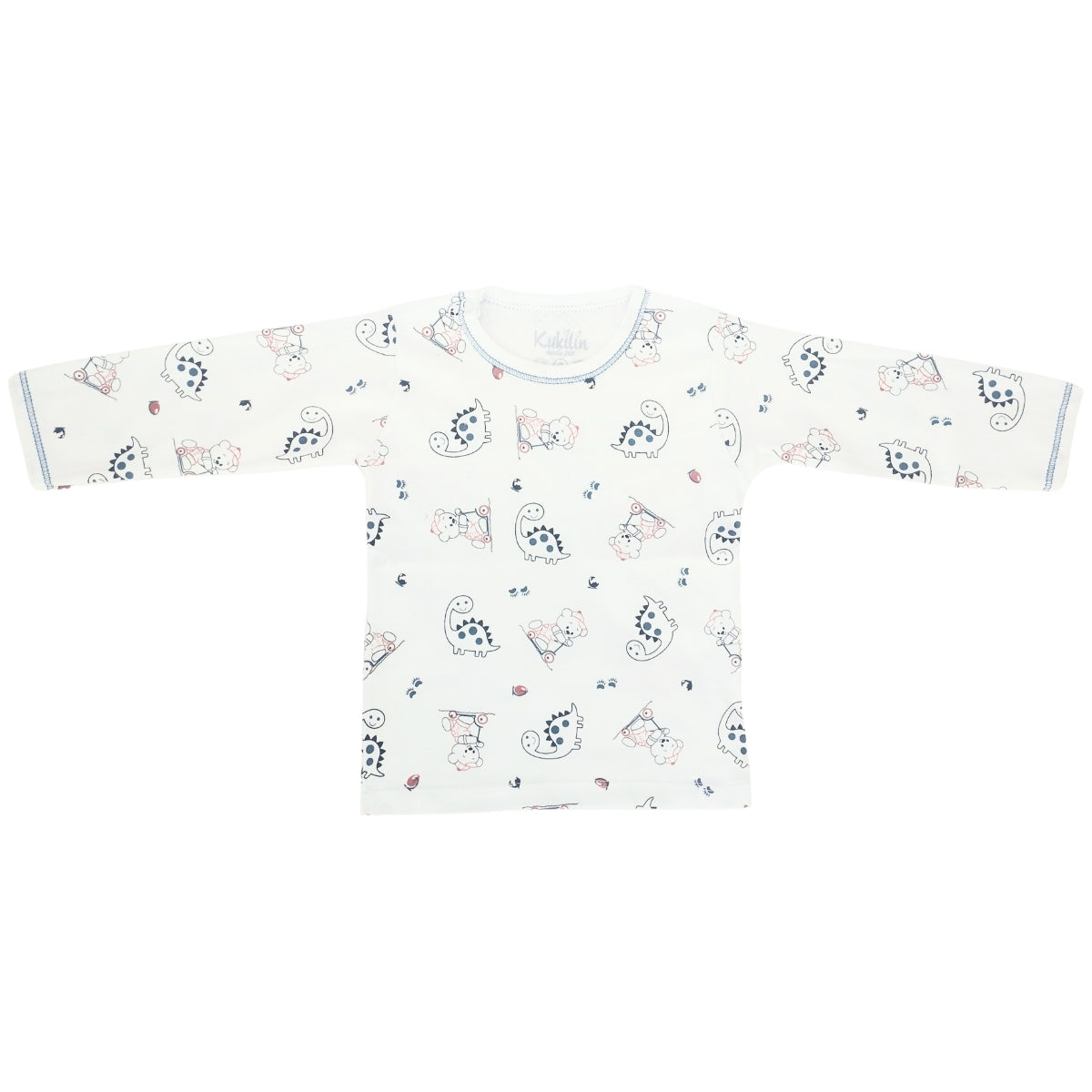 Pijama Bebe Niño - Algodon - Osito & Dino