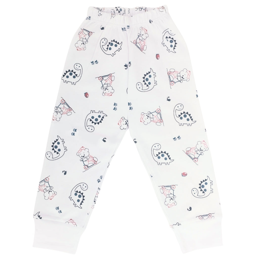 Pijama Bebe Niño - Algodon - Osito & Dino