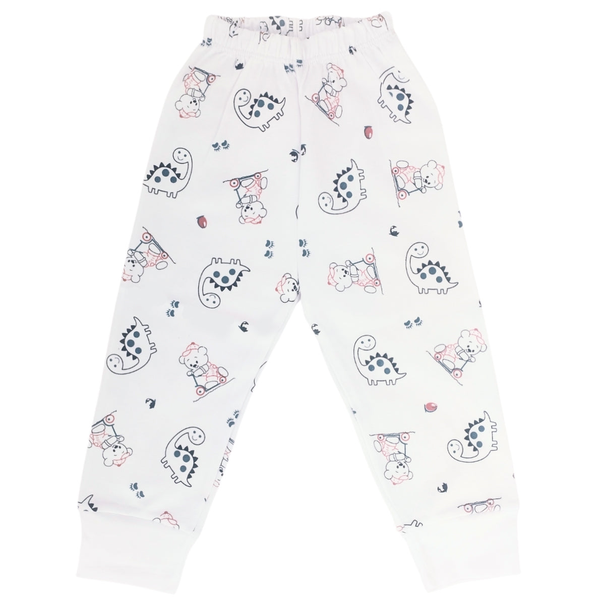 Pijama Bebe Niño - Algodon - Osito & Dino