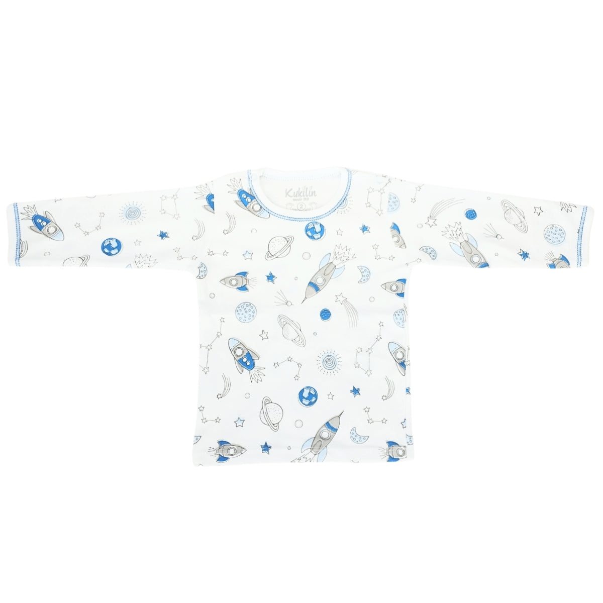 Pijama Bebe Niño - Algodon - Espacio