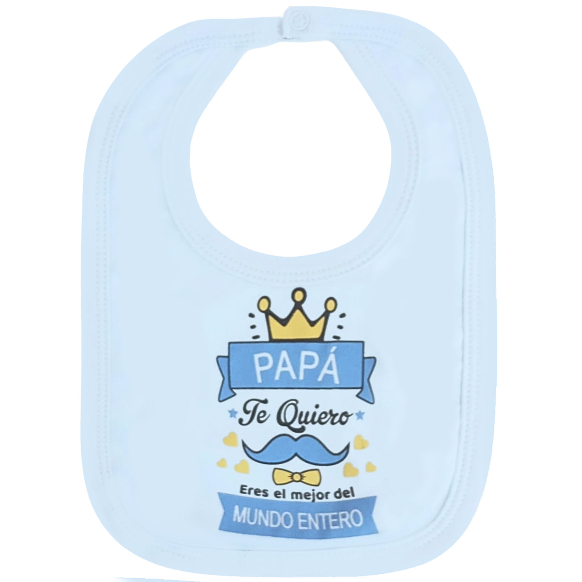 Babero en algodón Con Broche - KH102