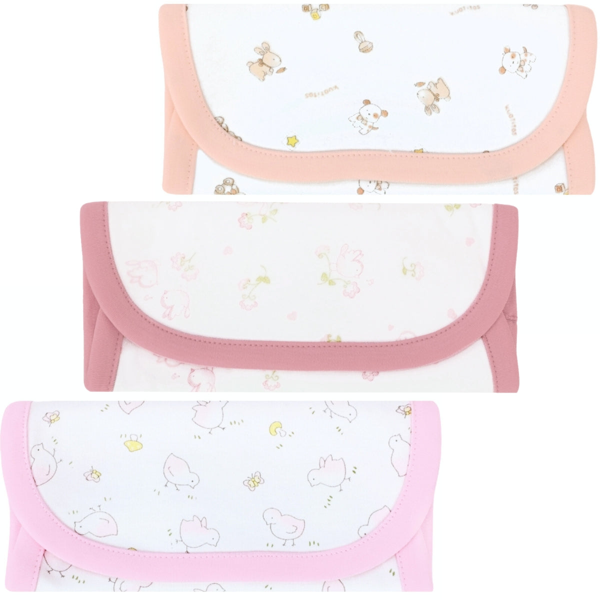 Pack de 3 Babitas en algodón - Niña M23