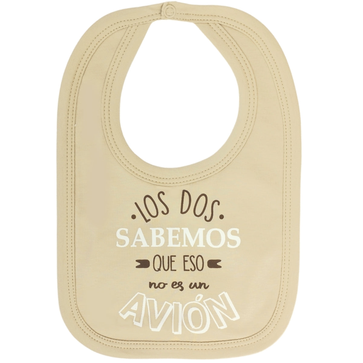 Babero en algodón Con Broche - KH104