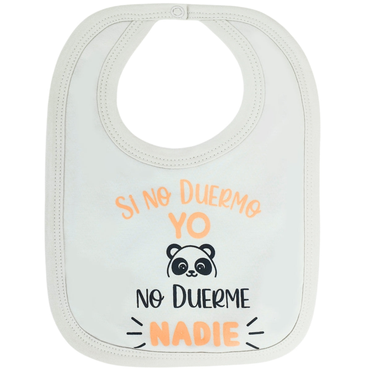 Babero en algodón Con Broche - KH105