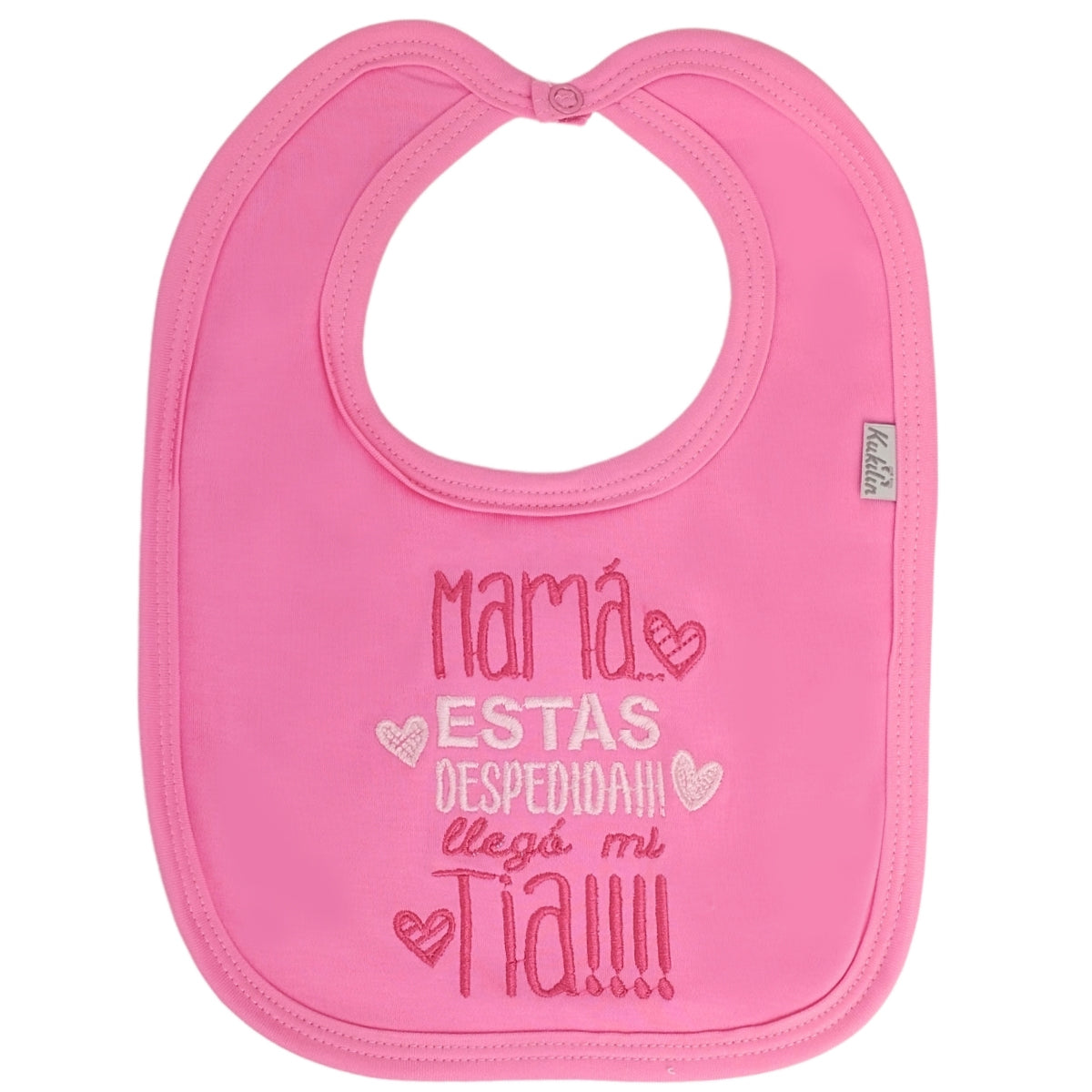 Babero en algodón Con Broche - KM104