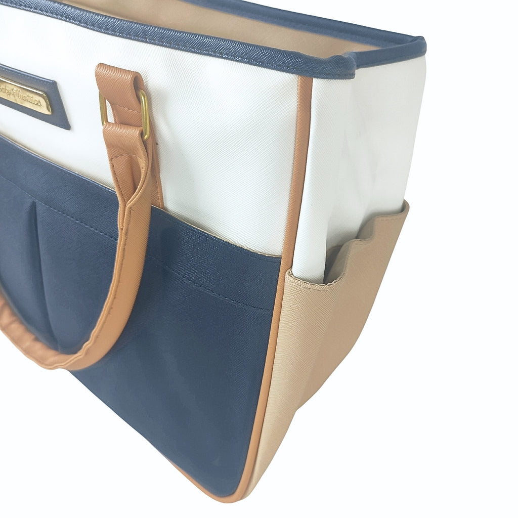 Bolso pañalero y portabiberon - Azul Noche -  TRIAZUN