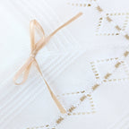 Colcha bebé Hilo Tacto con algodon - Blanco Dorado