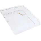 Colcha bebé Hilo Tacto con algodon - Blanco Dorado