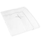 Colcha bebé Hilo Tacto con algodon - Blanco Plomo