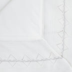 Colcha bebé Hilo Tacto con algodon - Blanco Plomo