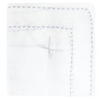 Colcha bebé Hilo Tacto con algodon - Blanco Plomo