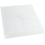 Colcha bebé Hilo Tacto con algodon - Blanco Rosado