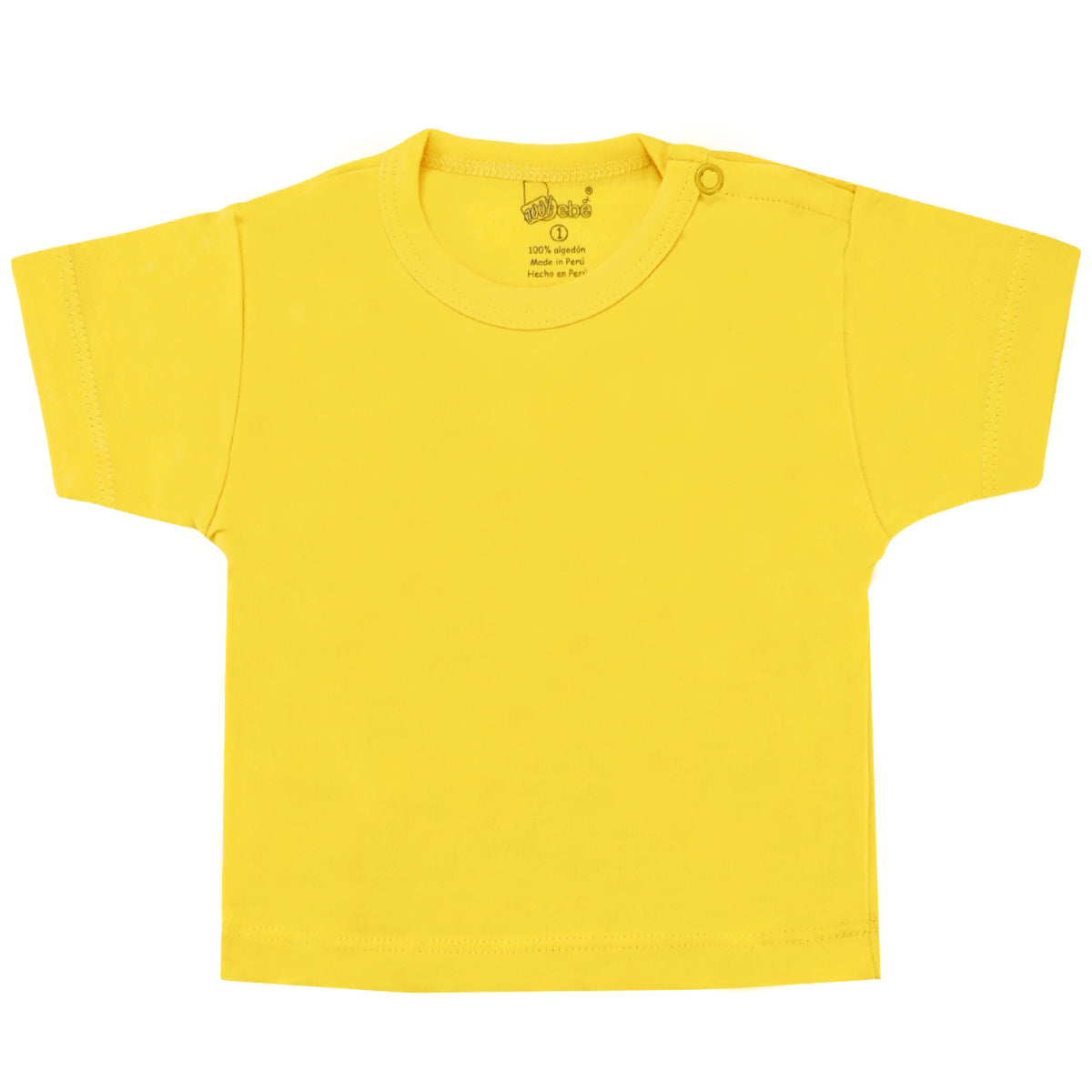 Polo con mangas cortas - Amarillo L