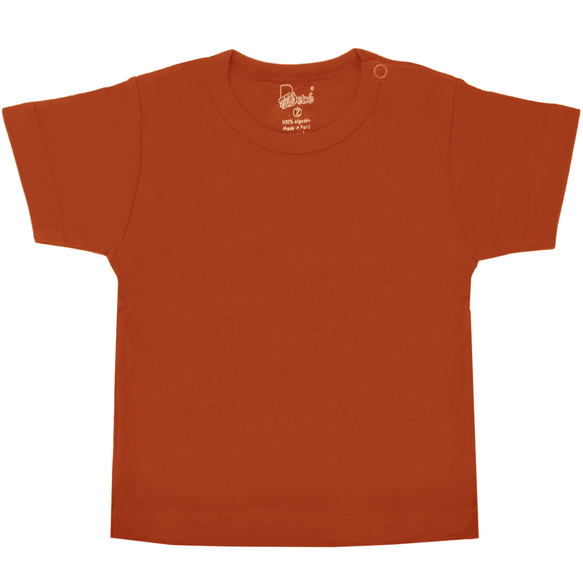 Polo con mangas cortas - Naranjado S