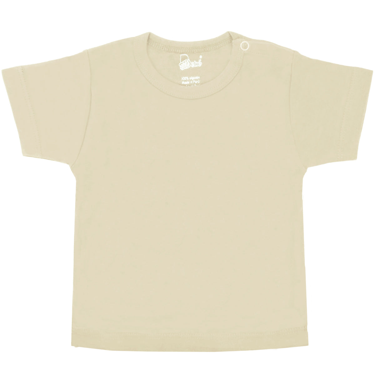 Polo con mangas cortas - Hueso