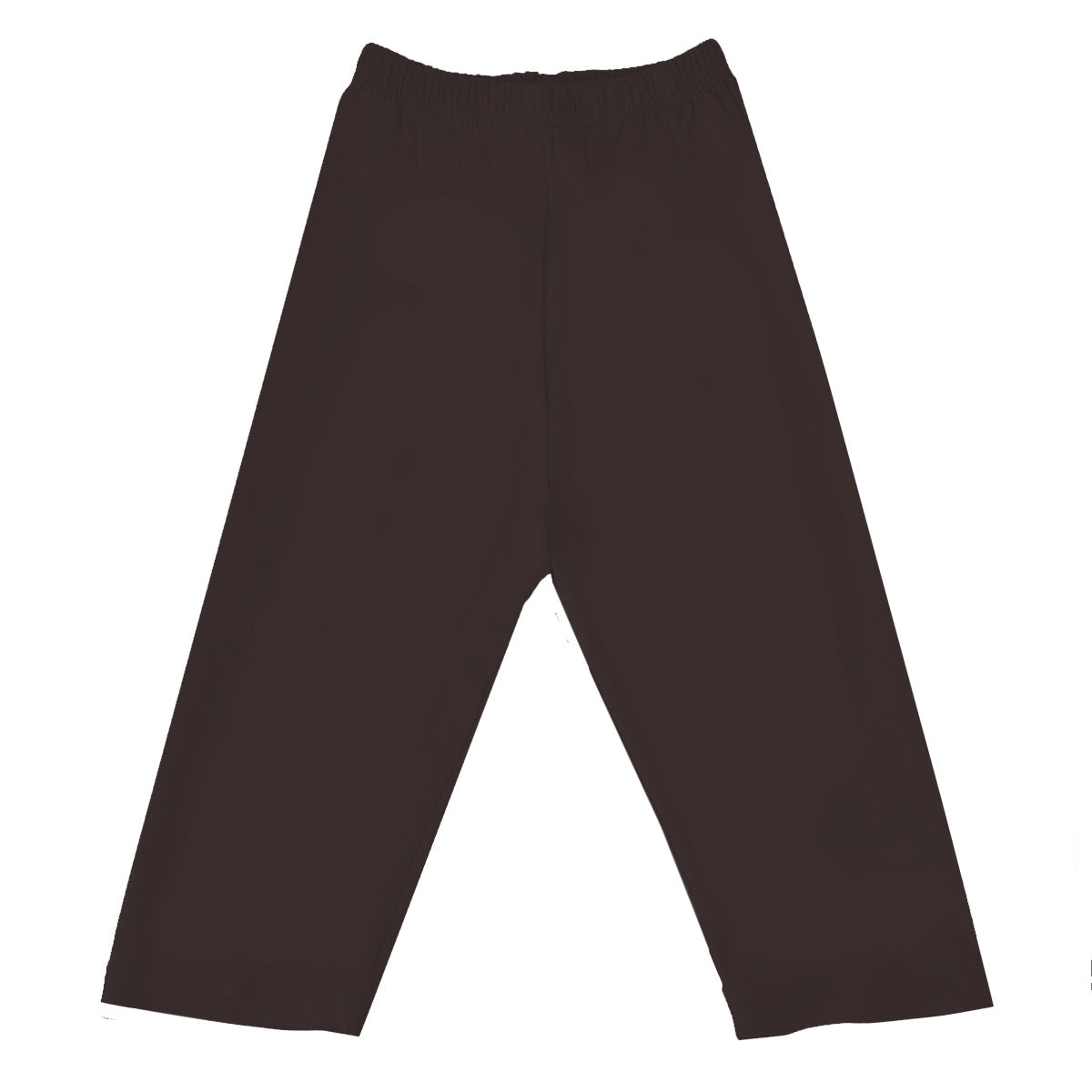 Pantalon sin pie - 100% algodón - Marron Oscuro