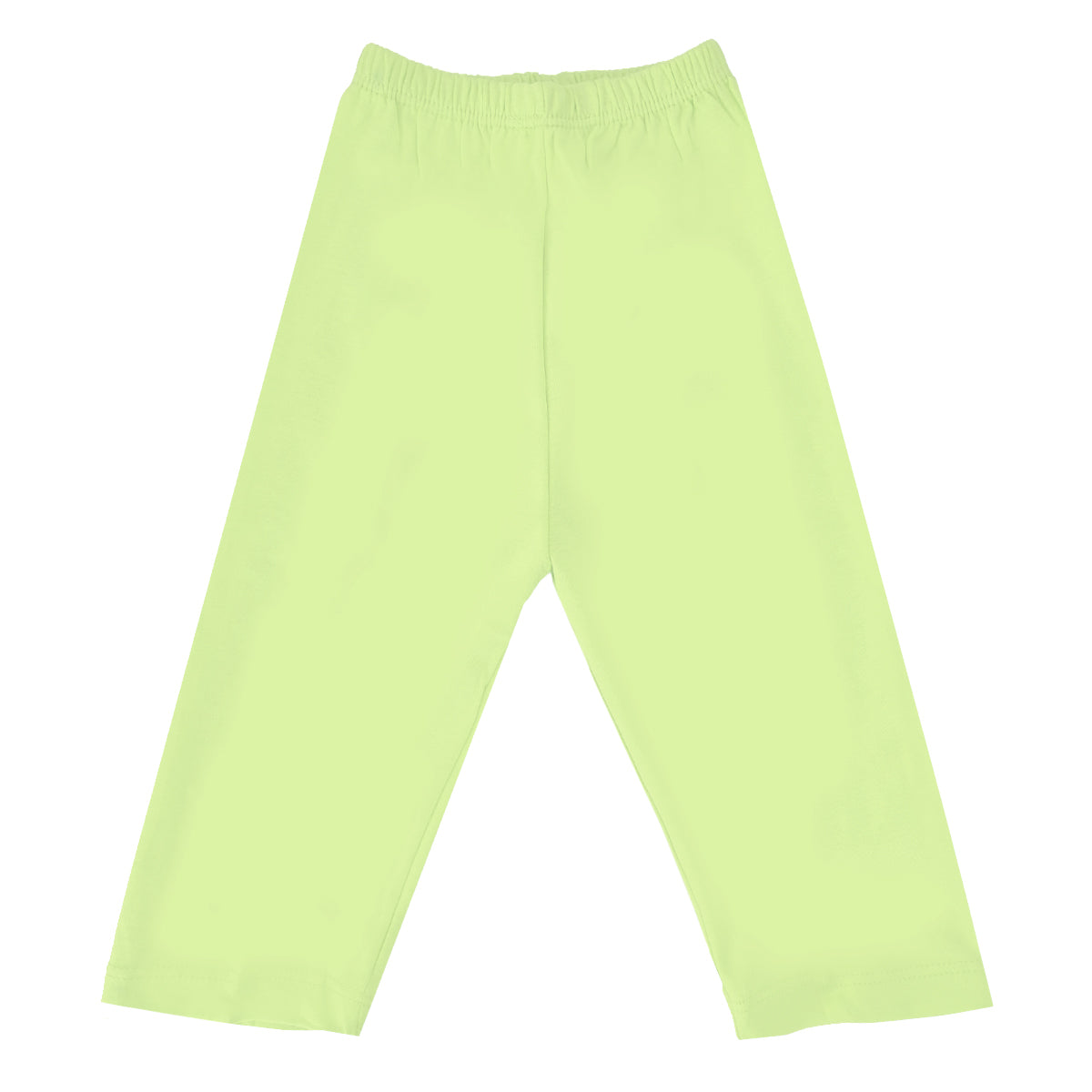 Pantalon sin pie - 100% algodón - Verde Fluo