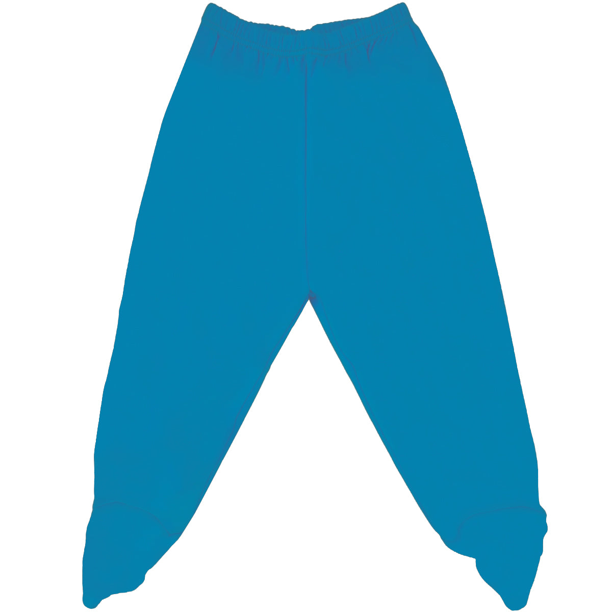 Pantalon con pie - 100% algodón - Azul agua