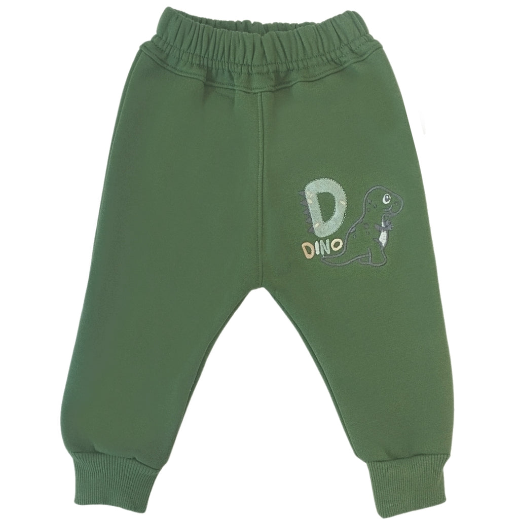 Conjunto Franela reactiva - 2 piezas - Dino Hello - Verde
