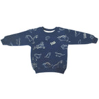 Conjunto Franela reactiva - 2 piezas - Dino Hello - Azul