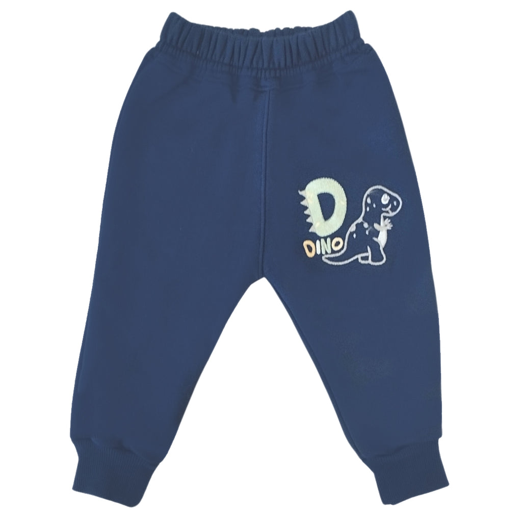 Conjunto Franela reactiva - 2 piezas - Dino Hello - Azul