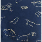 Conjunto Franela reactiva - 2 piezas - Dino Hello - Azul