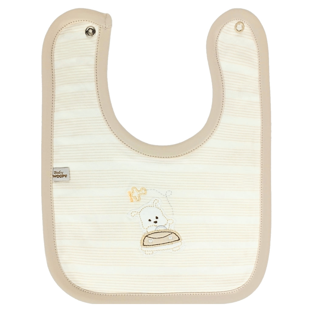 Babero algodon con Broche - W240603