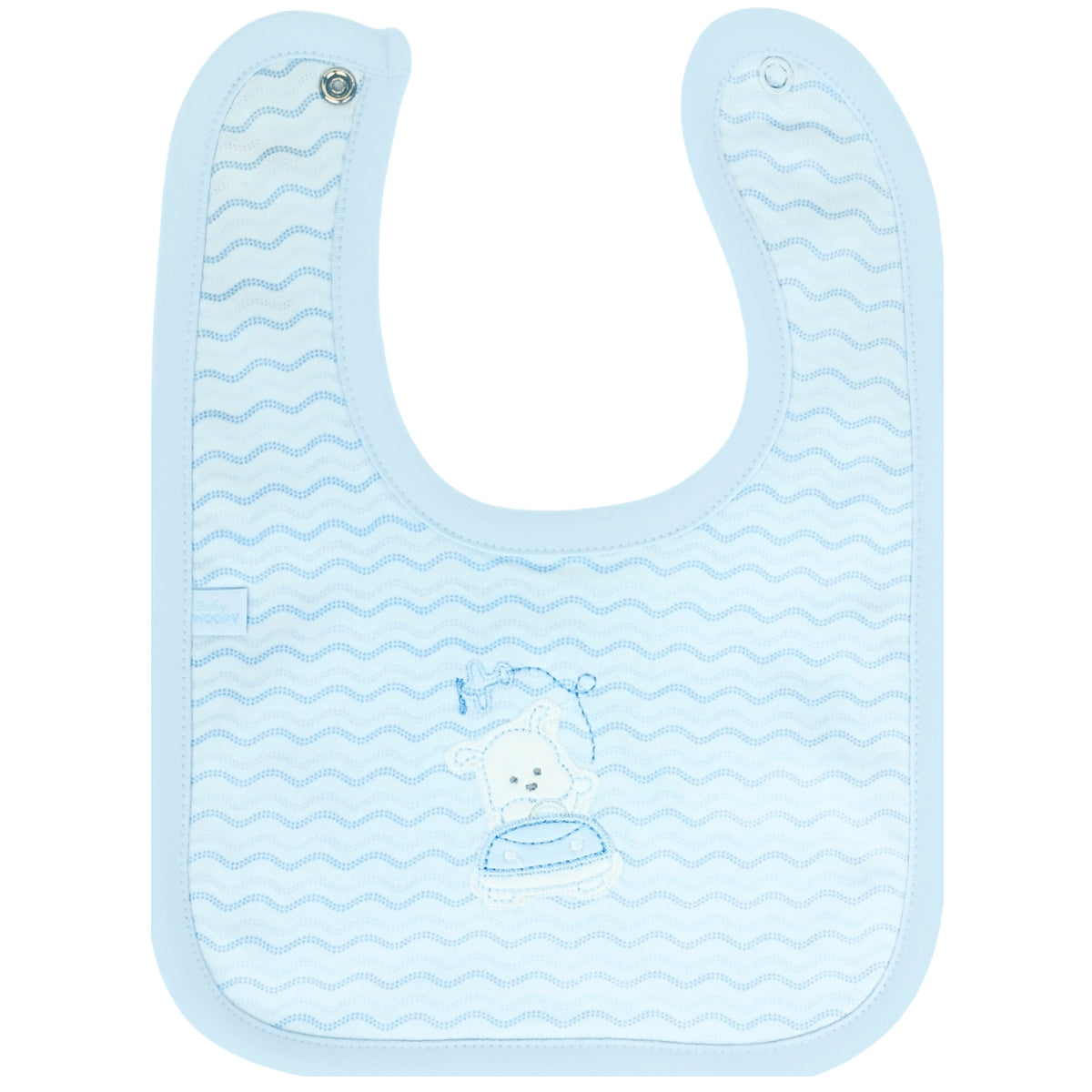 Babero algodon con Broche - W240604