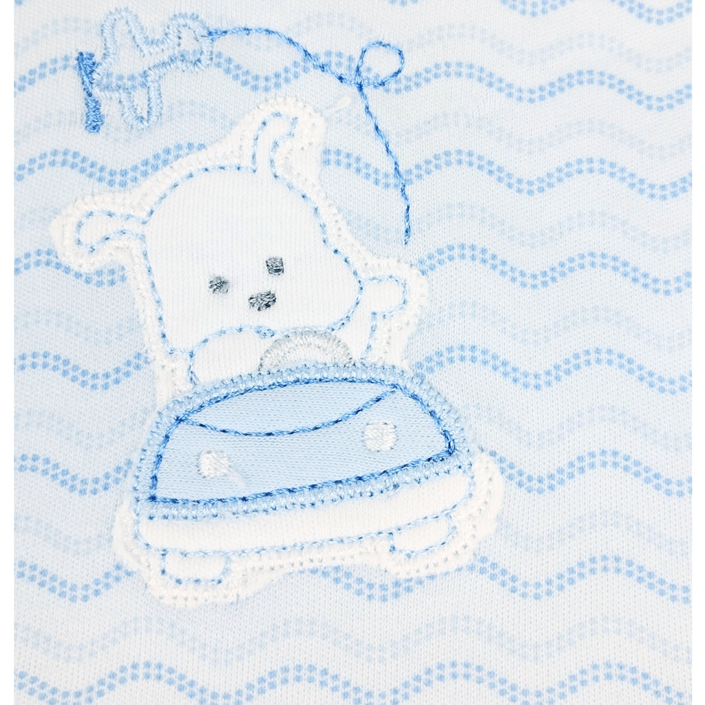 Babero algodon con Broche - W240604