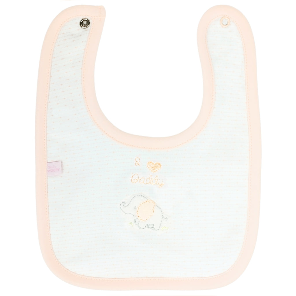 Babero algodon con Broche - W240605