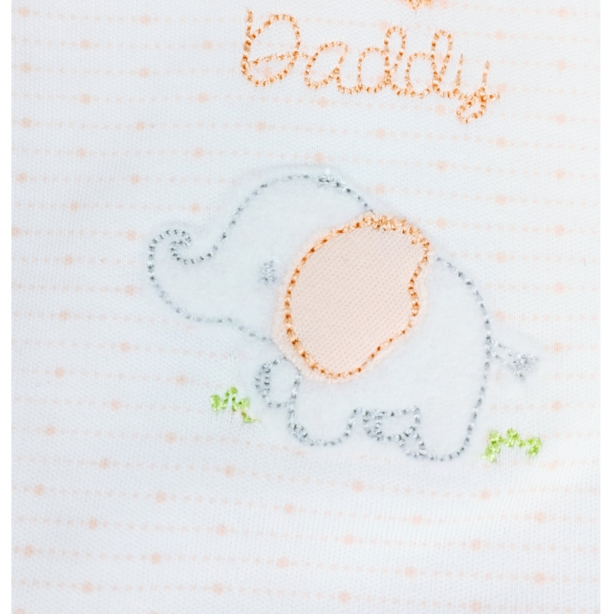 Babero algodon con Broche - W240605