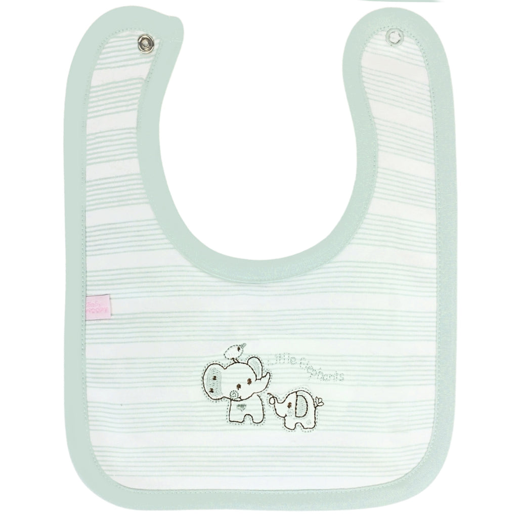 Babero algodon con Broche - W240608