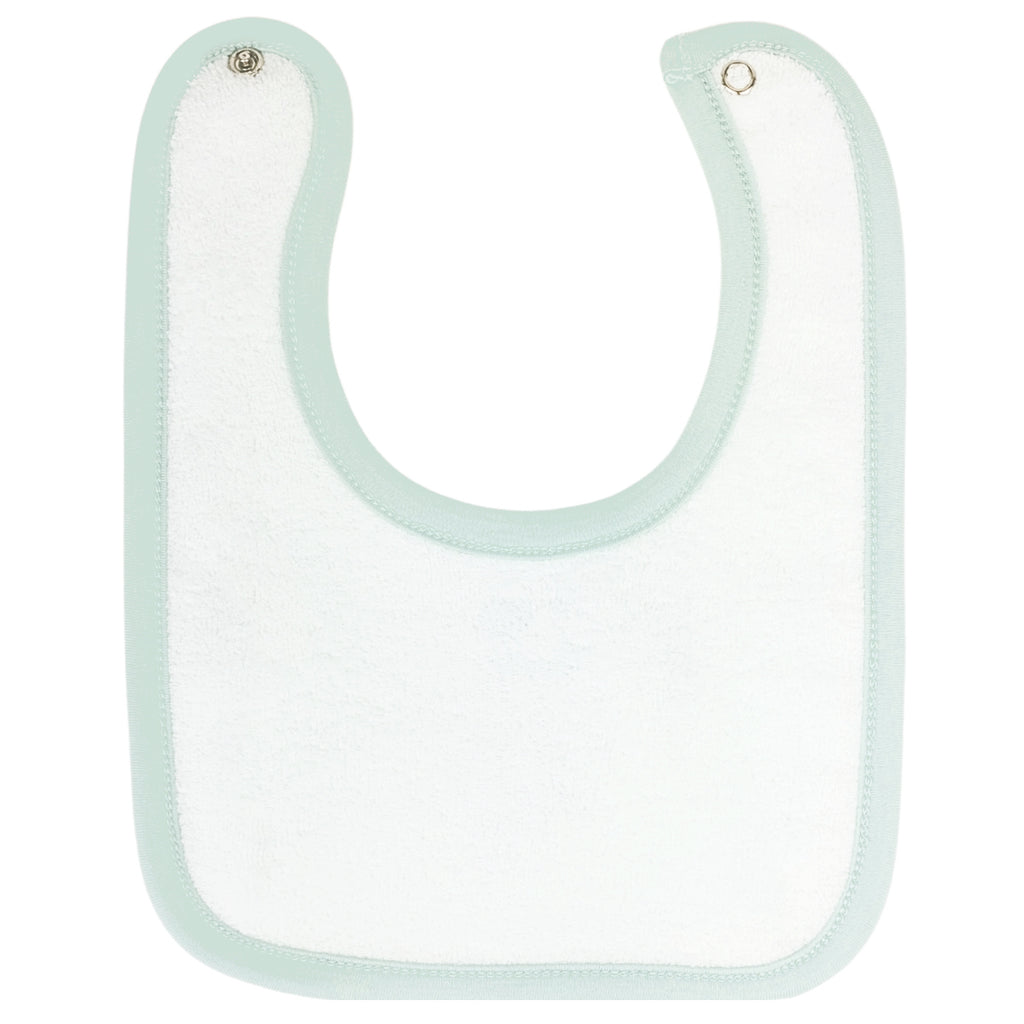 Babero algodon con Broche - W240608