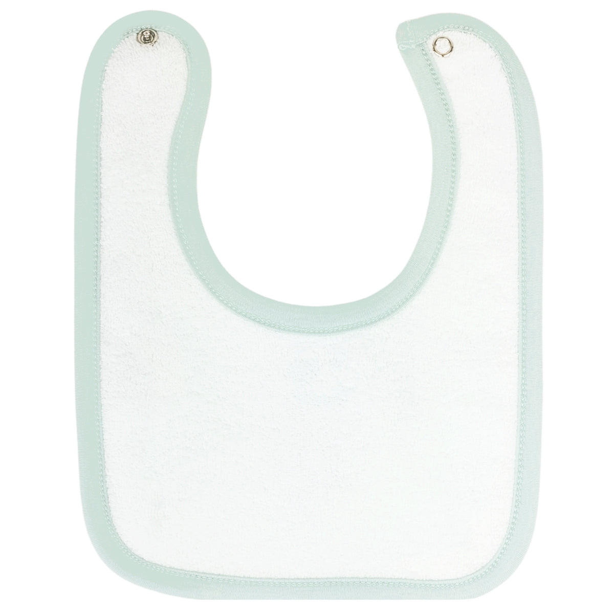 Babero algodon con Broche - W240608