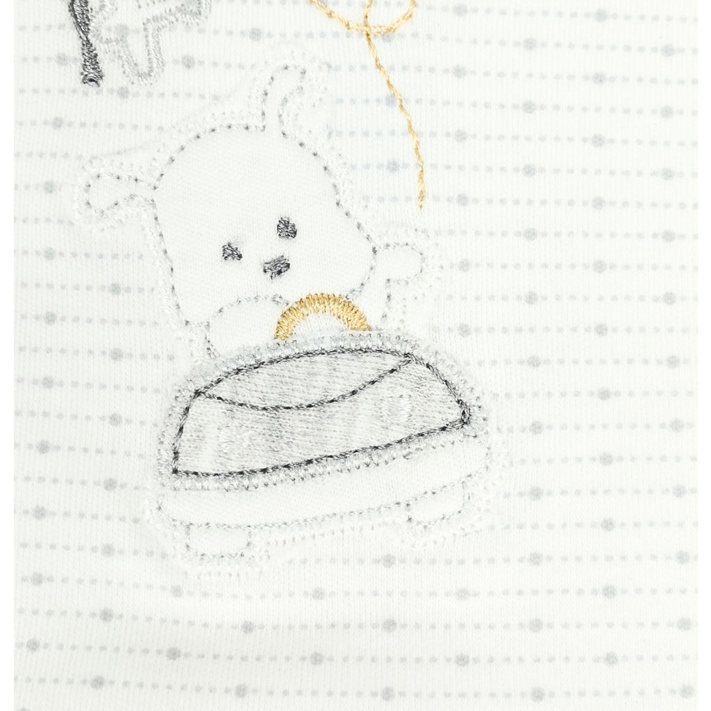 Babero algodon con Broche - W240607