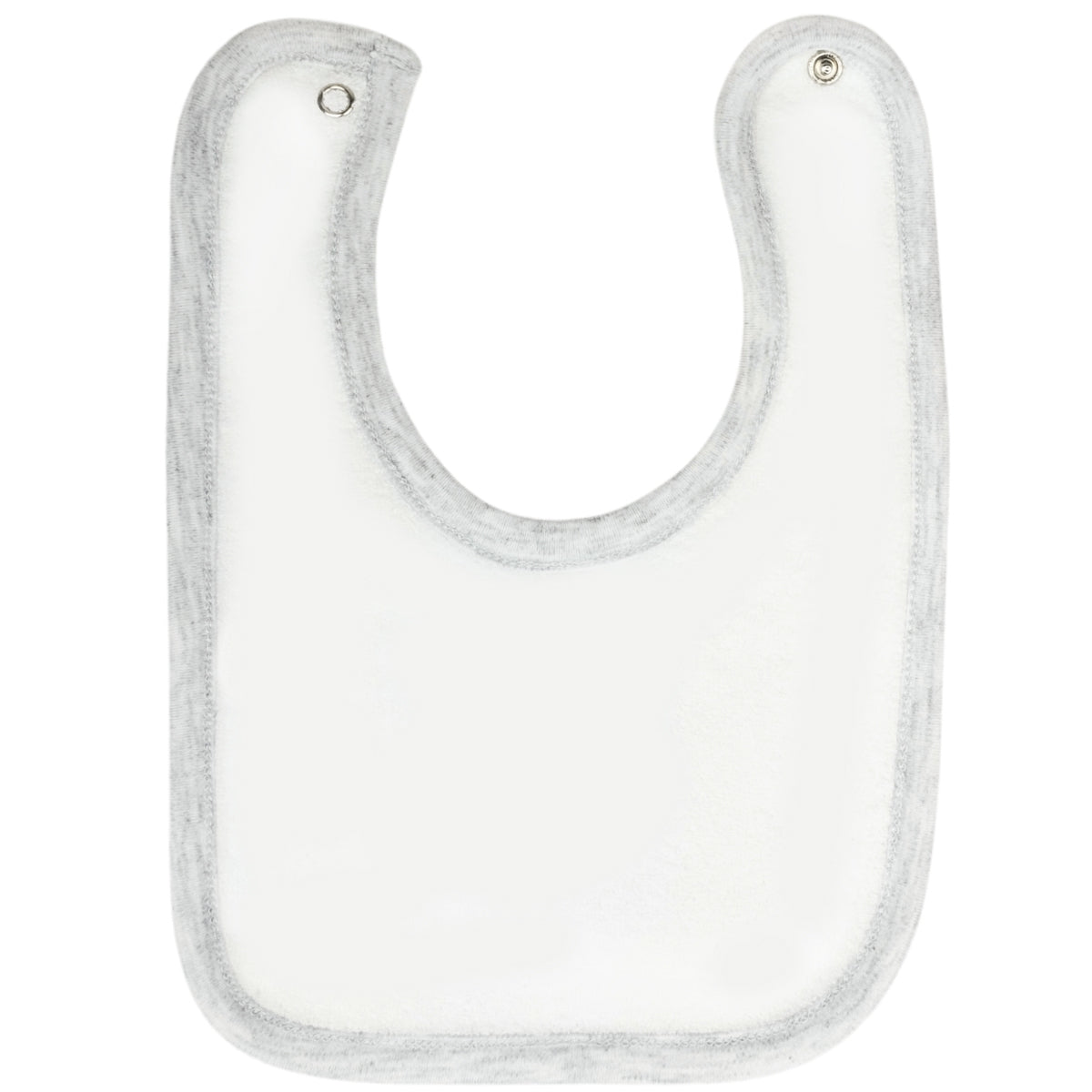 Babero algodon con Broche - W240607