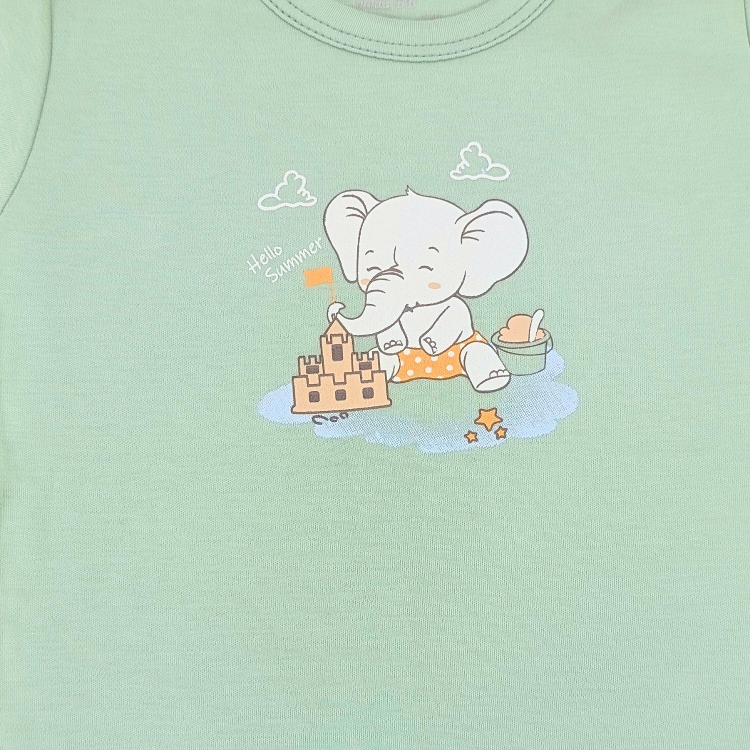 Polo de Bebé Manga Corta en Algodón - N43