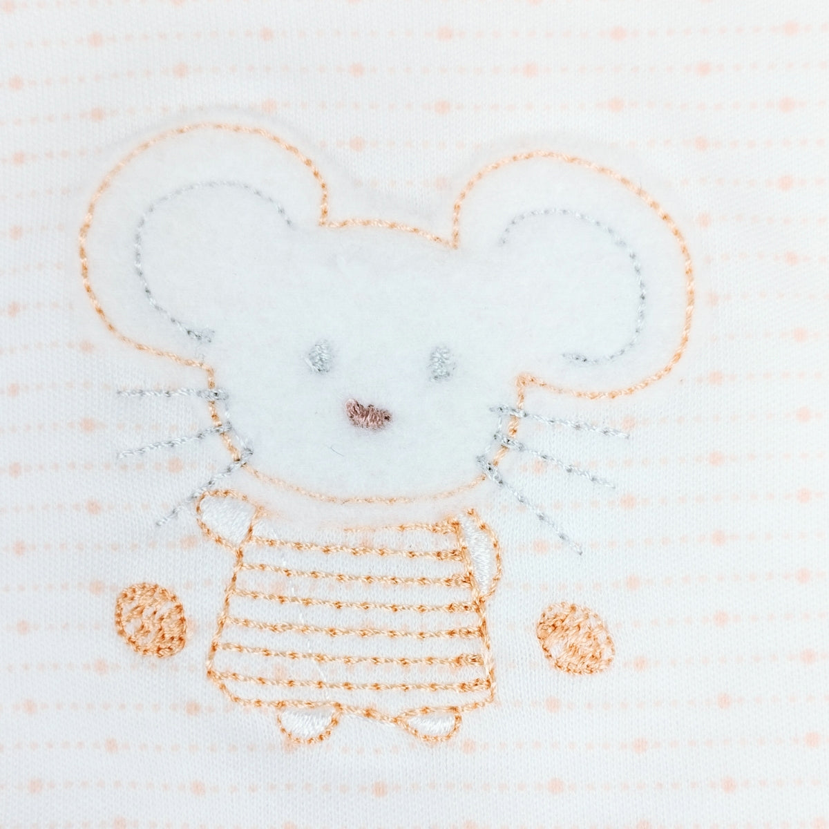 Babero algodon con Broche - W240609