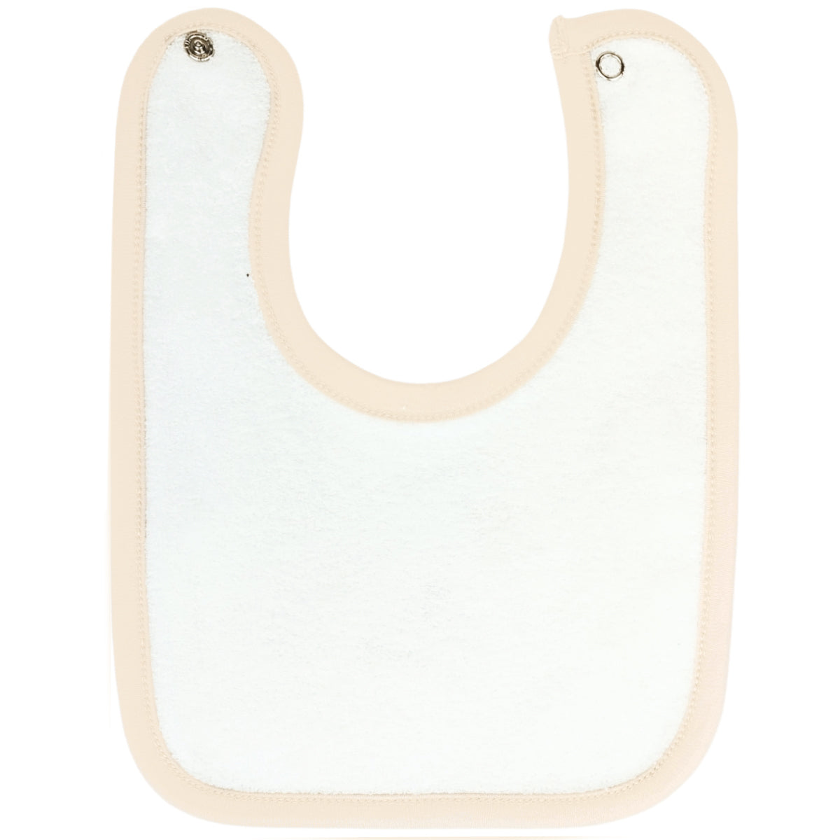 Babero algodon con Broche - W240609