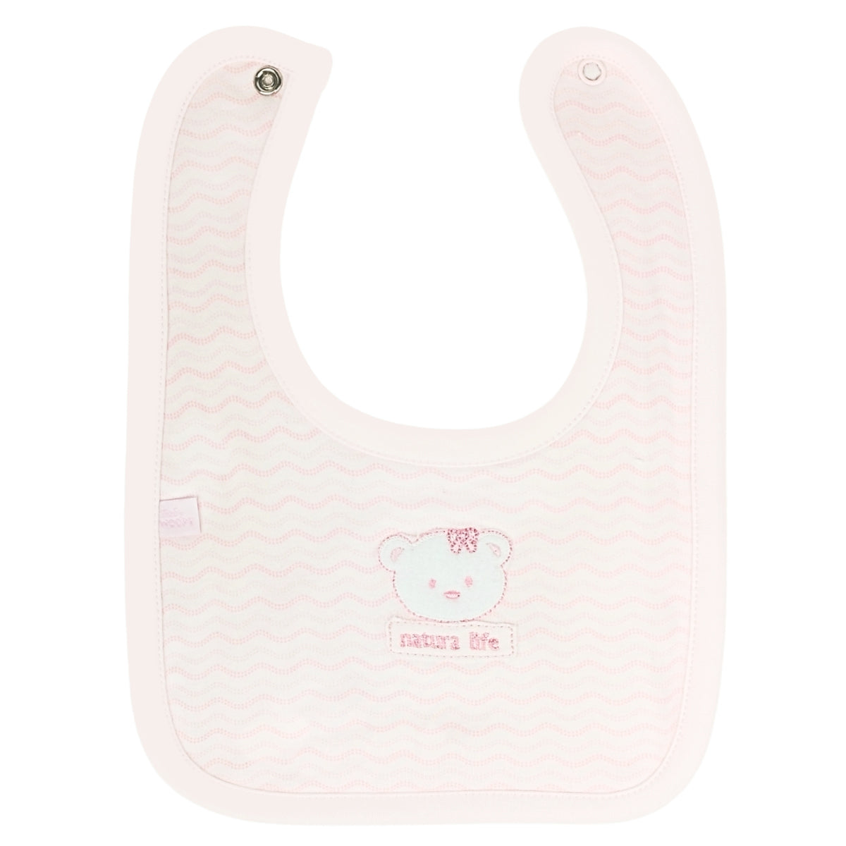 Babero algodon con Broche - W240610