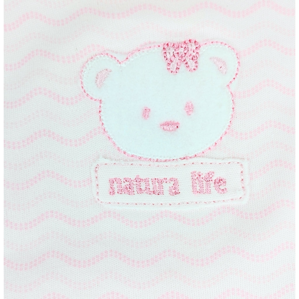 Babero algodon con Broche - W240610