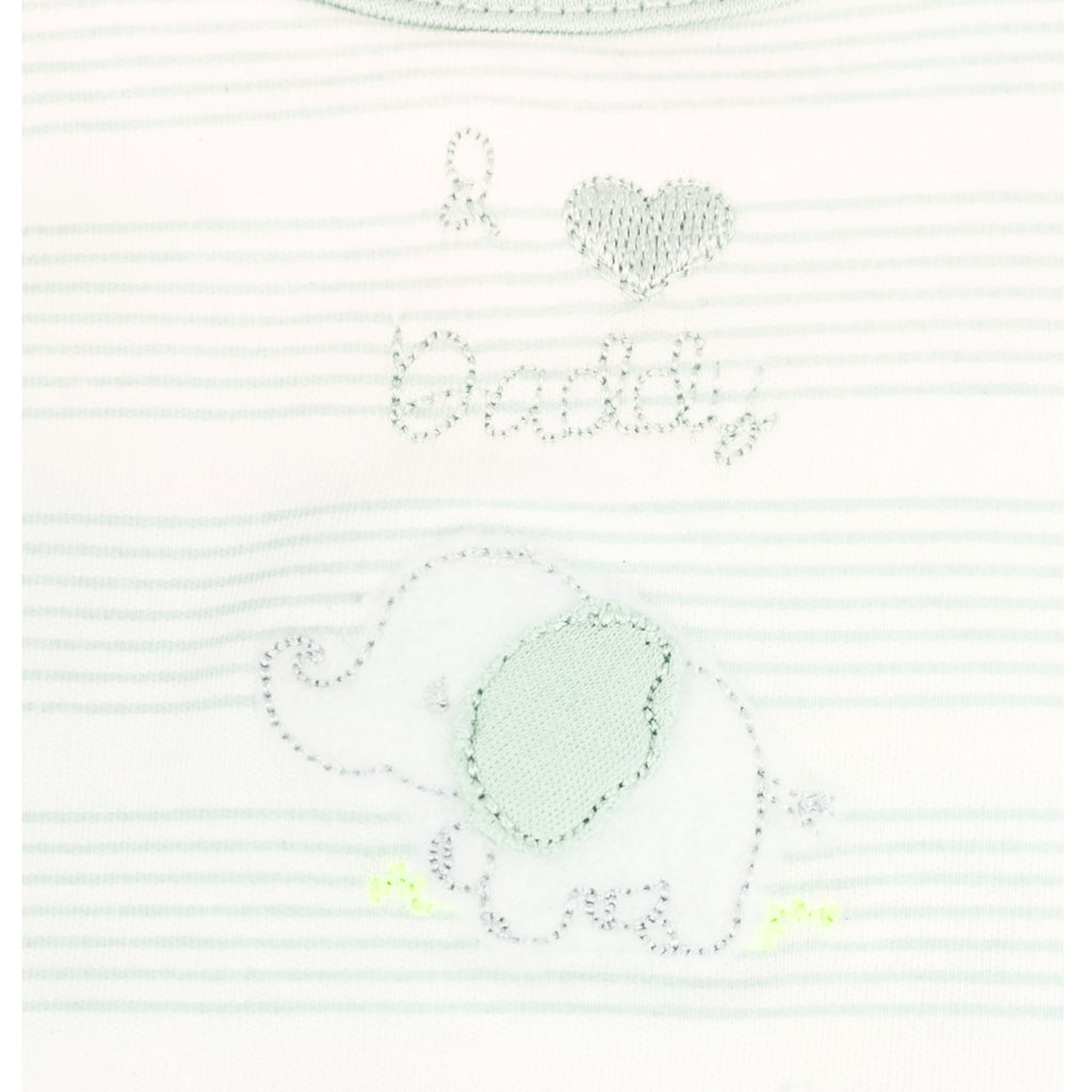 Babero algodon con Broche - W240611