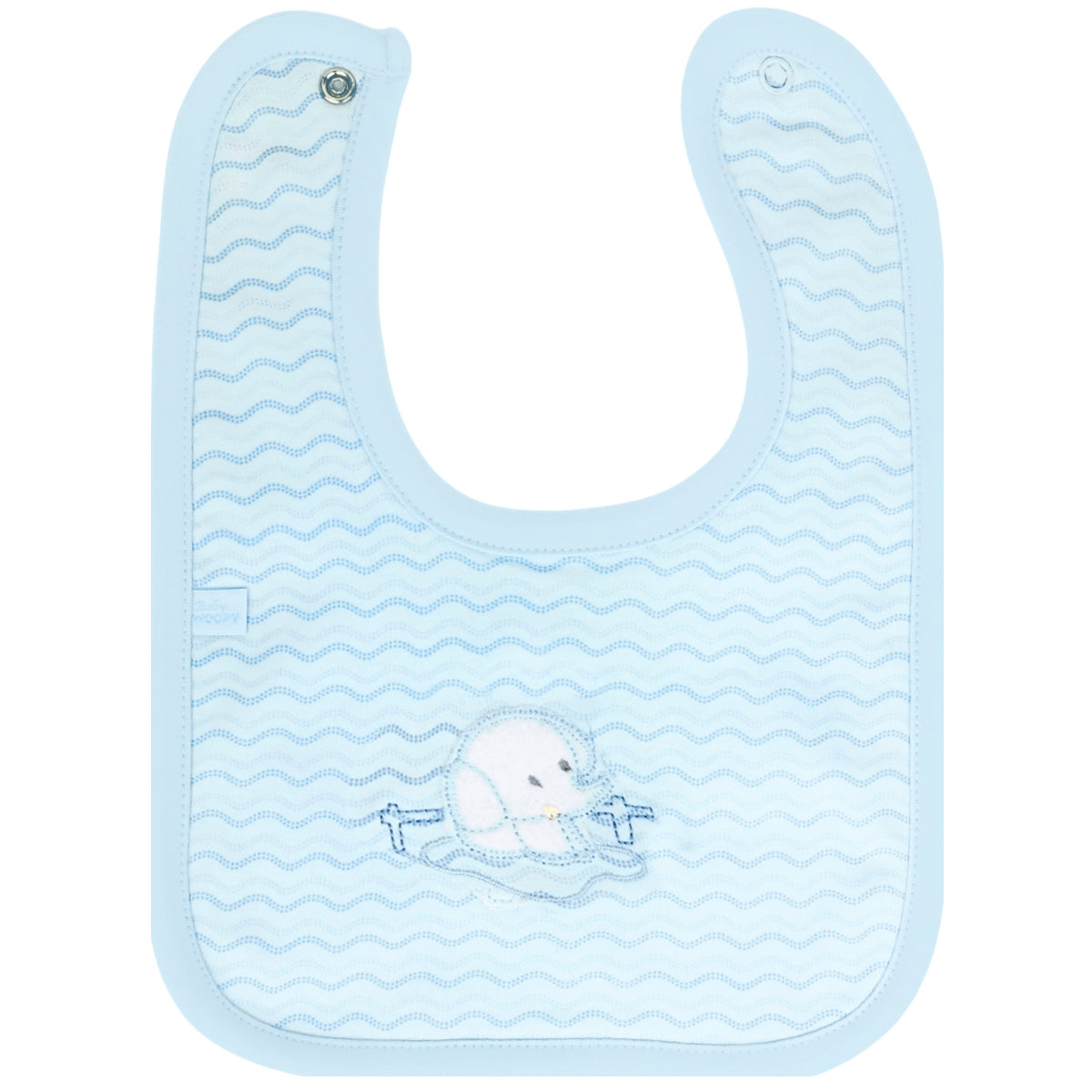 Babero algodon con Broche - W240612