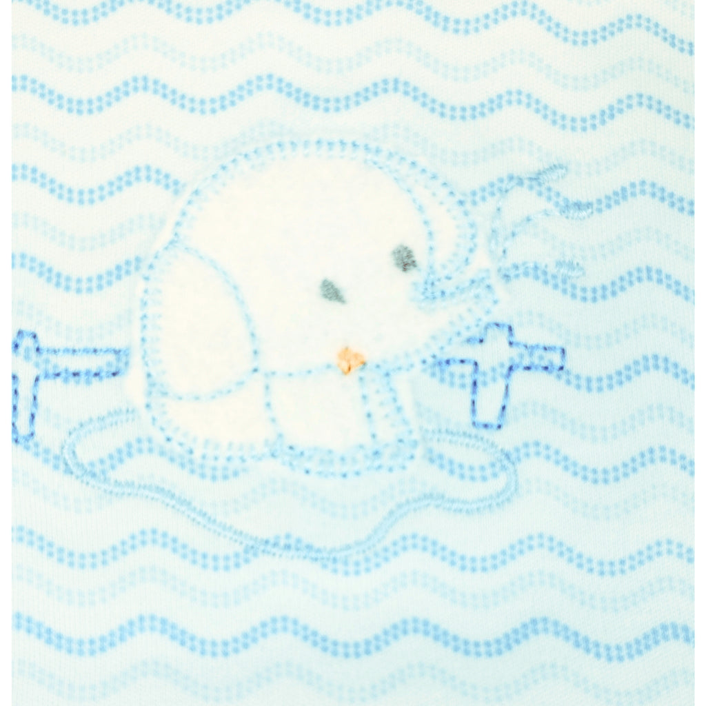 Babero algodon con Broche - W240612