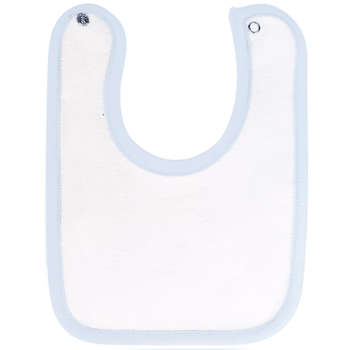 Babero algodon con Broche - W240612