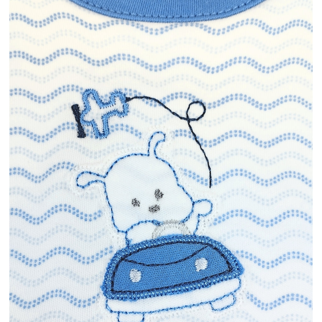 Babero algodon con Broche - W240613