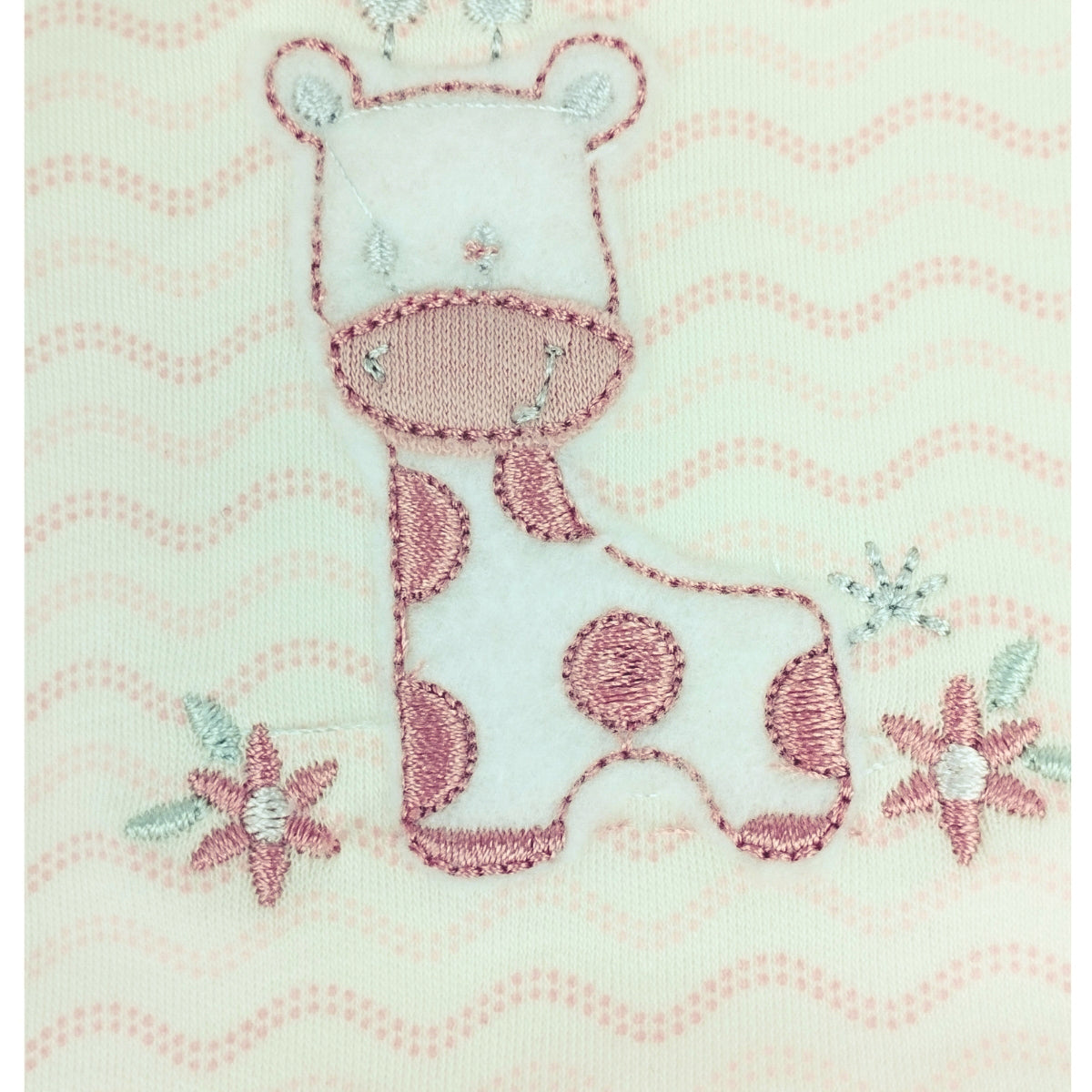 Babero algodon con Broche - W240614